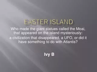 Easter Island