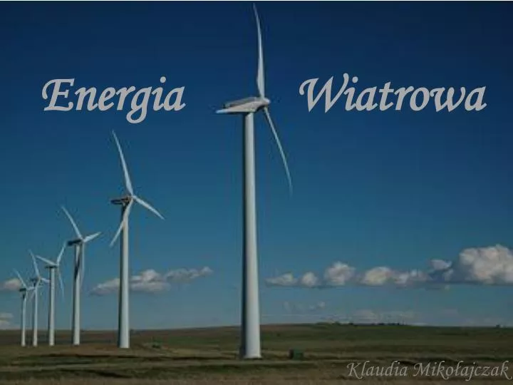 energia wiatrowa