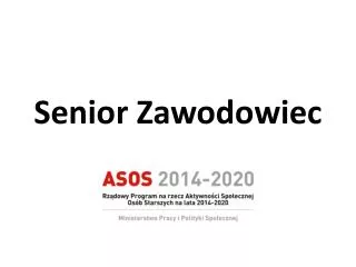 senior zawodowiec