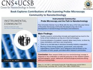 Instrumental Community : Probe Microscopy and the Path to Nanotechnology