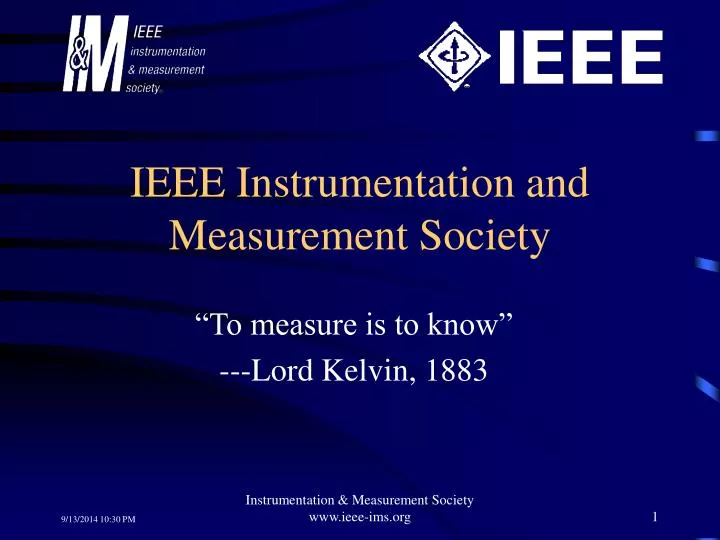 ieee instrumentation and measurement society