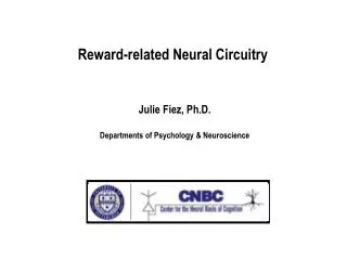 Reward-related Neural Circuitry