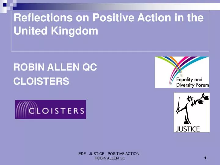 reflections on positive action in the united kingdom