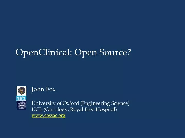 openclinical open source