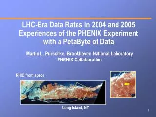 LHC-Era Data Rates in 2004 and 2005 Experiences of the PHENIX Experiment with a PetaByte of Data