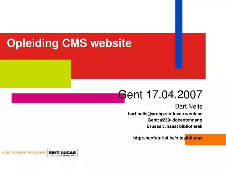 opleiding cms website