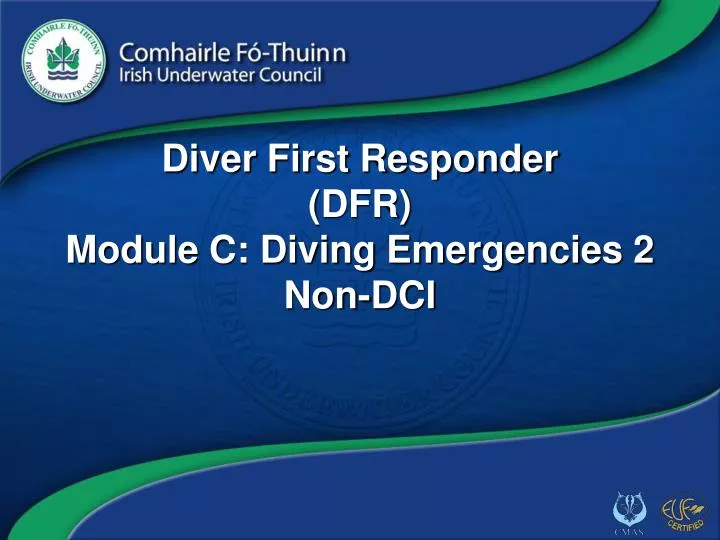 diver first responder dfr module c diving emergencies 2 non dci
