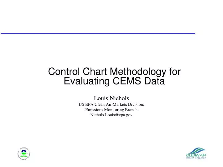 control chart methodology for evaluating cems data