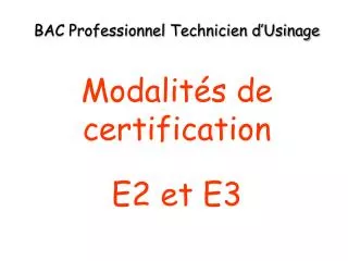 bac professionnel technicien d usinage