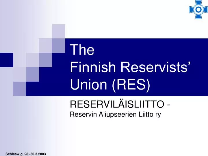 the finnish reservists union res