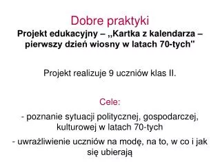 dobre praktyki