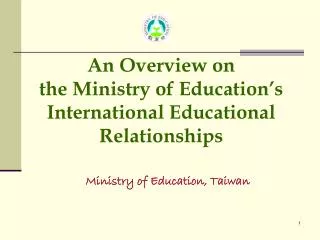 Ministry of Education, Taiwan