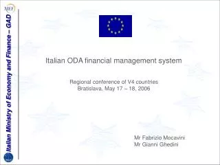 Italian ODA financial management system