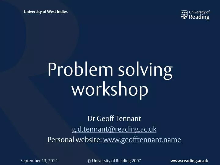 feed potential problems into the problem solving workshop