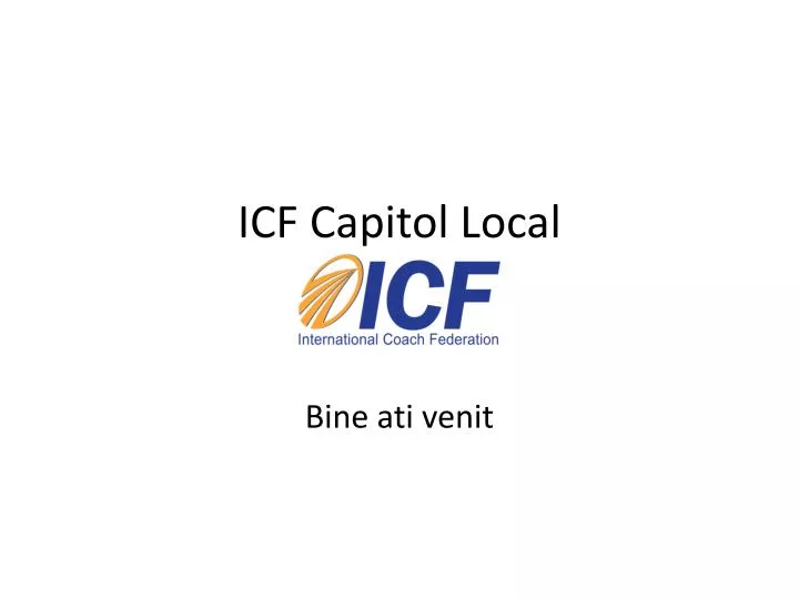 icf capitol local