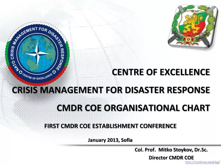 centre of excellence crisis management for disaster response cmdr coe organisational chart