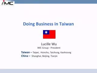 Doing Business in Taiwan