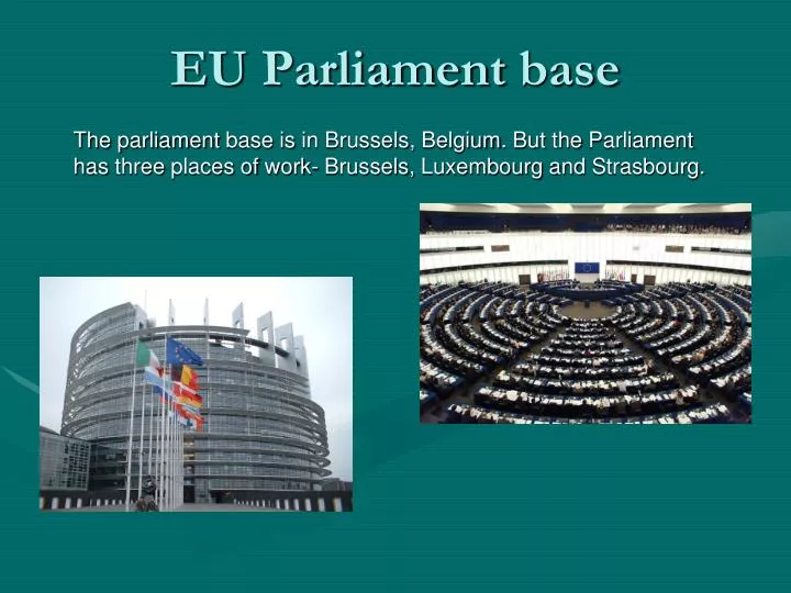 eu parliament base