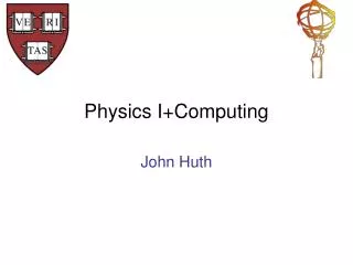 Physics I+Computing