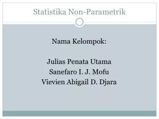 statistika non parametrik