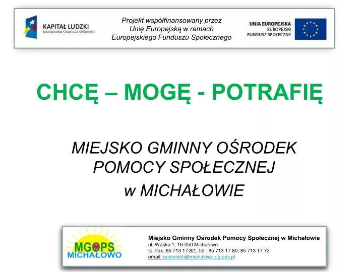 chc mog potrafi