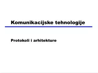 komunikacijske tehnologije