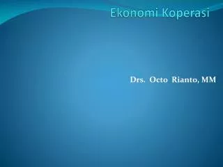 ekonomi koperasi