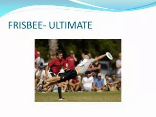 frisbee ultimate