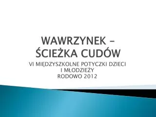 wawrzynek cie ka cud w