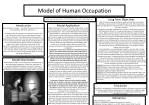 Model of Human Occupation - slide 1