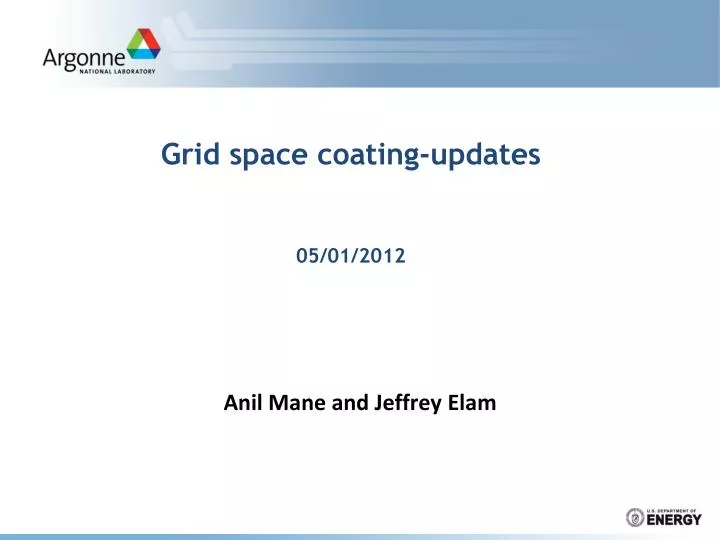 grid space coating updates 05 01 2012