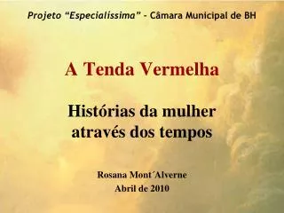 a tenda vermelha
