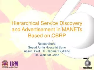 Hierarchical Service Discovery and Advertisement in MANETs Based on CBRP
