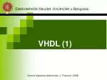 V HDL (1) - slide 1