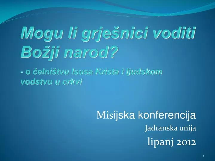 mis ijska konferencija jadranska unija lipanj 2012
