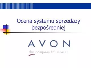ocena systemu sprzeda y bezpo redniej