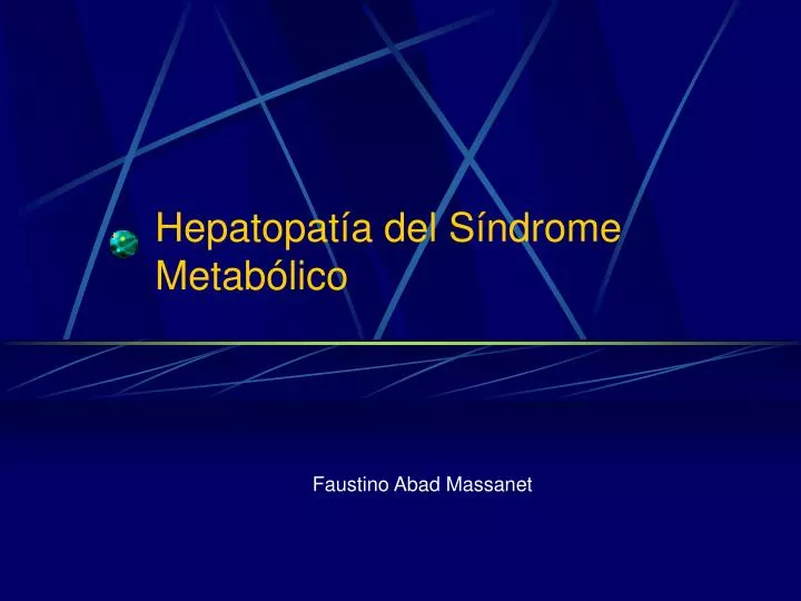 hepatopat a del s ndrome metab lico