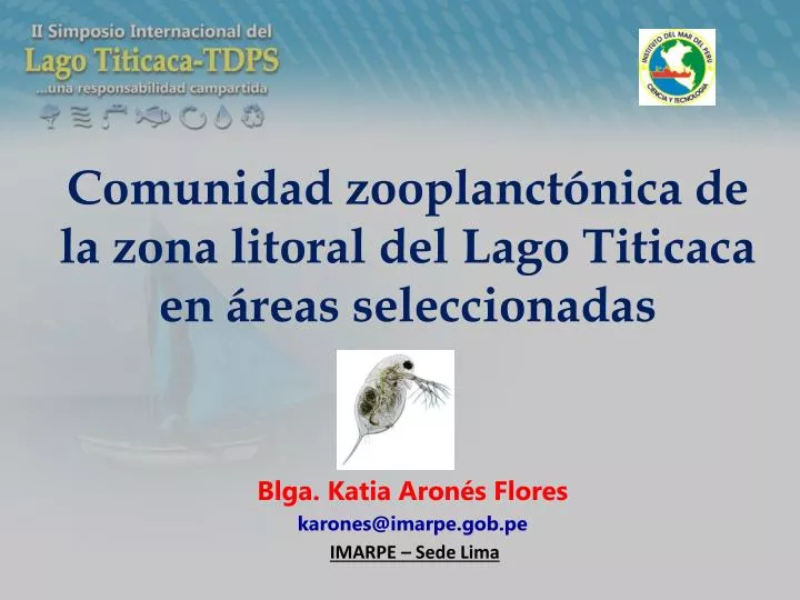 comunidad zooplanct nica de la zona litoral del lago titicaca en reas seleccionadas