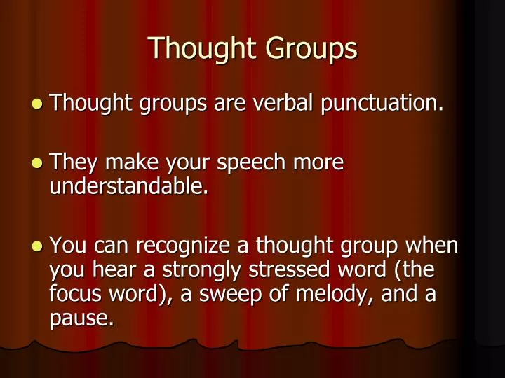 thought groups