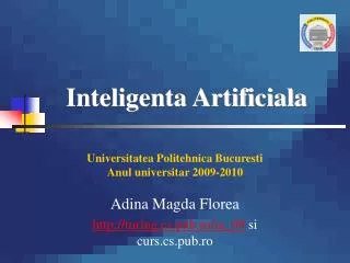 inteligenta artificiala