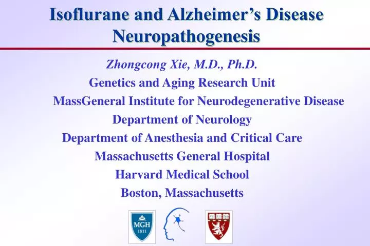 isoflurane and alzheimer s disease neuropathogenesis