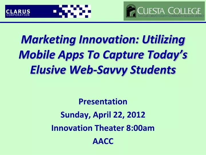 marketing innovation utilizing mobile apps to capture today s elusive web savvy students