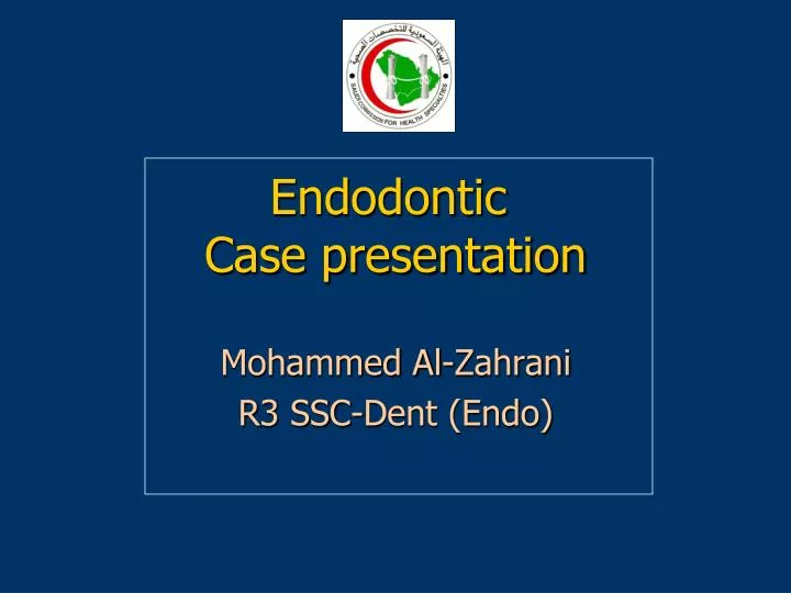 endodontic case presentation