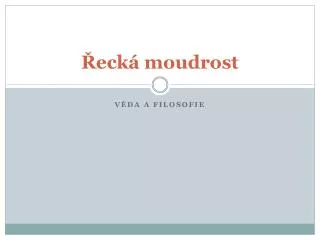 eck moudrost