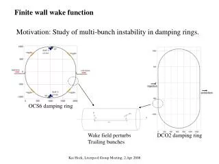 Finite wall wake function