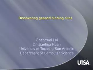 Discovering gapped binding sites