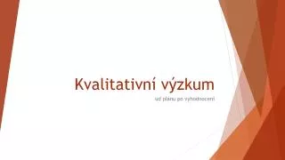 kvalitativn v zkum