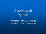 PPT - Overview of Python PowerPoint Presentation, free download - ID ...