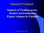 Research Proposal - slide 1