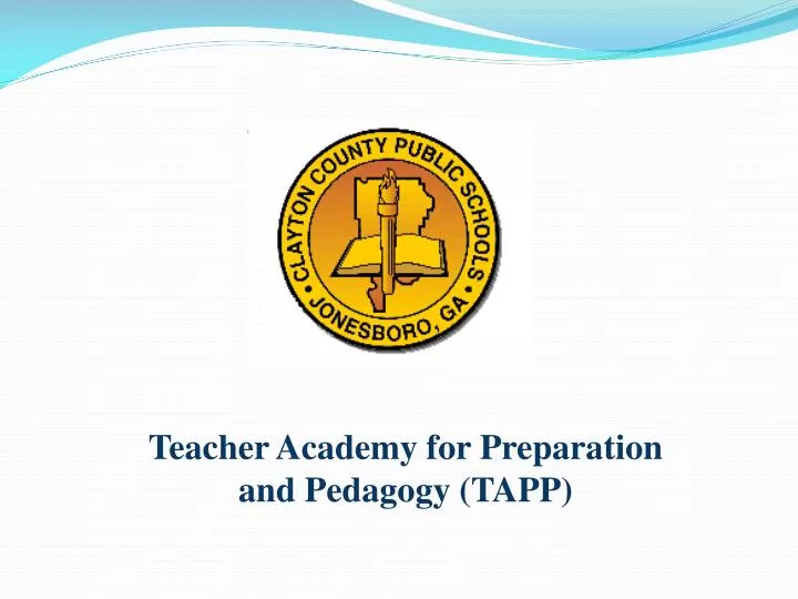 teacher academy for preparation and pedagogy tapp